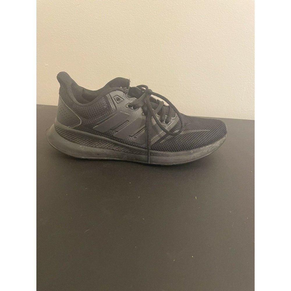 Adidas Mens Cloud foam HWA 1Y3001 Black Low Top Athletic Shoes Sz. 8.5